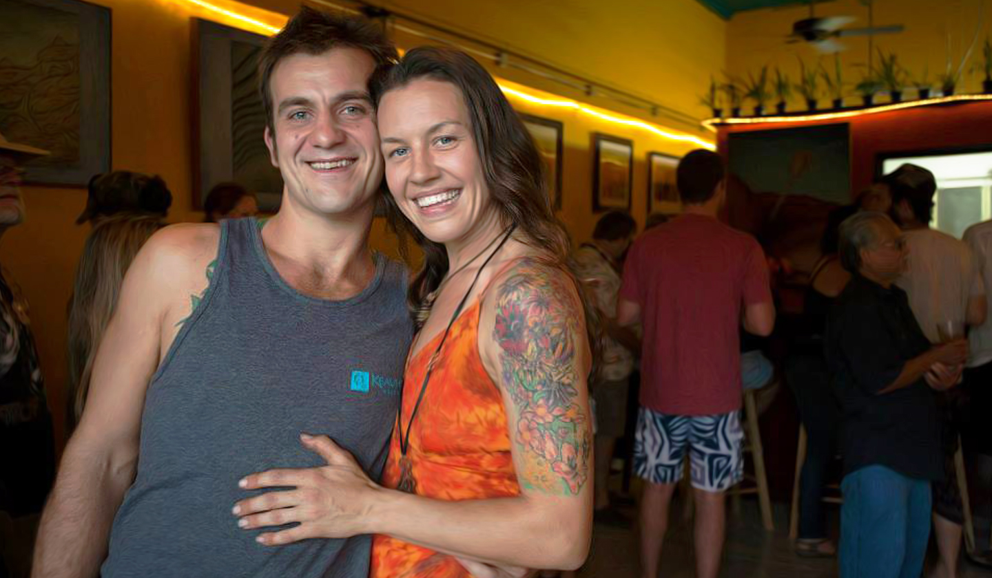 Big Island Booch founders Brendan Roberts and Kela Cosgrave